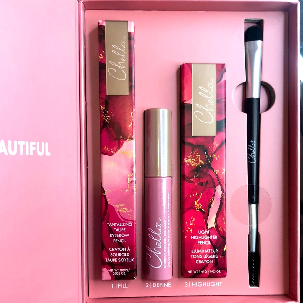 CHELLA How To Brow Custom Eyebrow Pencil Kit